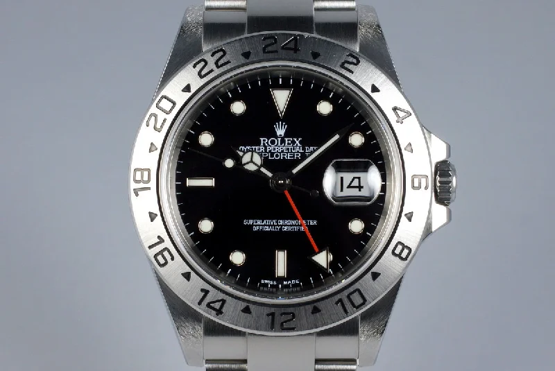 Get Your Rolex Watch Today –2006 Rolex Explorer II 16570 Black Dial