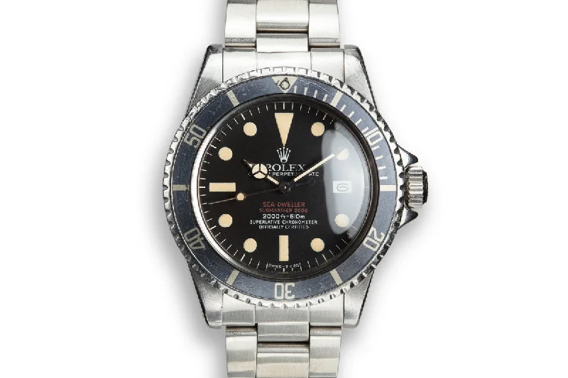 Rolex Watches: Timelessly Designed for You –1975 Rolex Double Red Sea-Dweller 1665