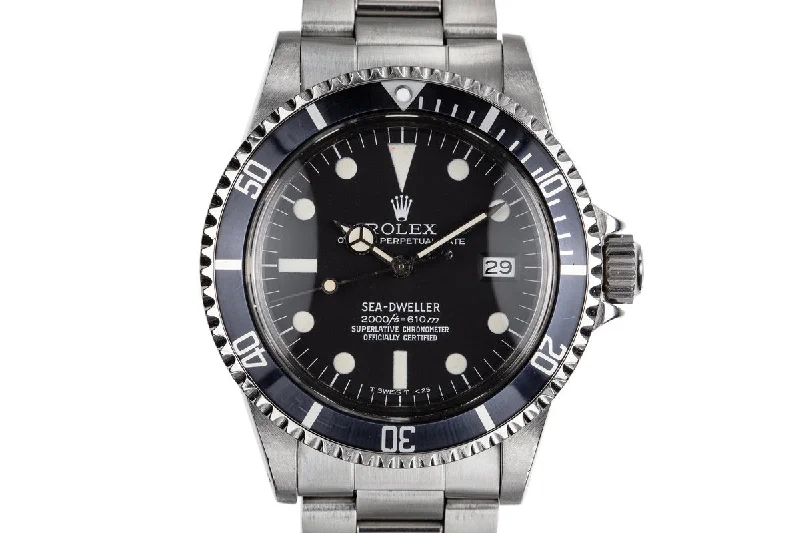 Elevate Your Look with Rolex Watches –1979 Rolex Sea-Dweller 1665 with Rail Dial