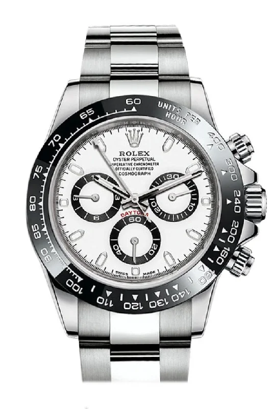 Rolex Watches – An Icon in Every Detail –ROLEX Cosmograph Daytona 40 White Dial Stainless Steel Oyster Men's Watch 116500LN 116500