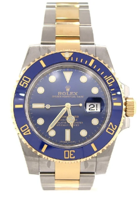 Rolex Watches for the Most Discerning –ROLEX Submariner Date 40 Blue Dial Gold and Steel Watch 116613LB 116613