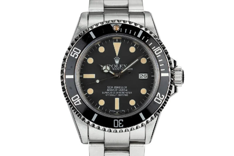 Rolex Watches: Elevate Your Wrist Style –1980 Rolex Sea-Dweller 16660 Matte Dial