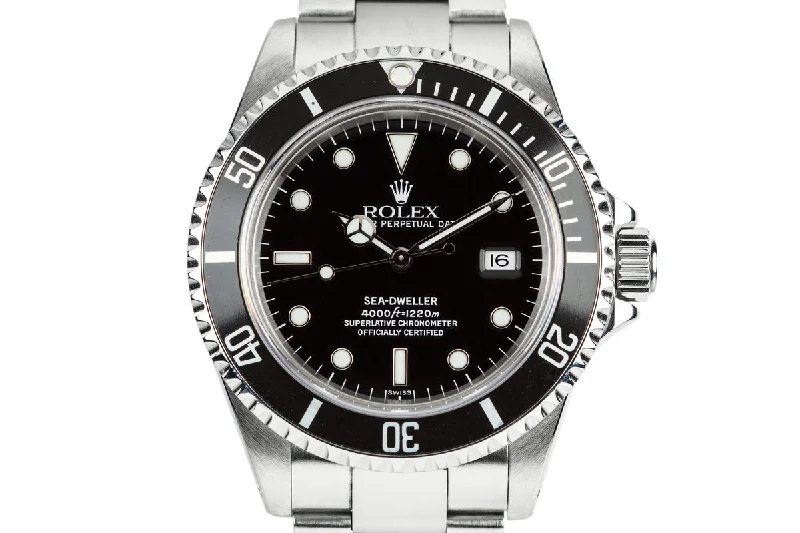 Rolex Watches: A Legacy of Timeless Luxury –1999 Rolex Sea-Dweller 16600 with SWISS Only Dial