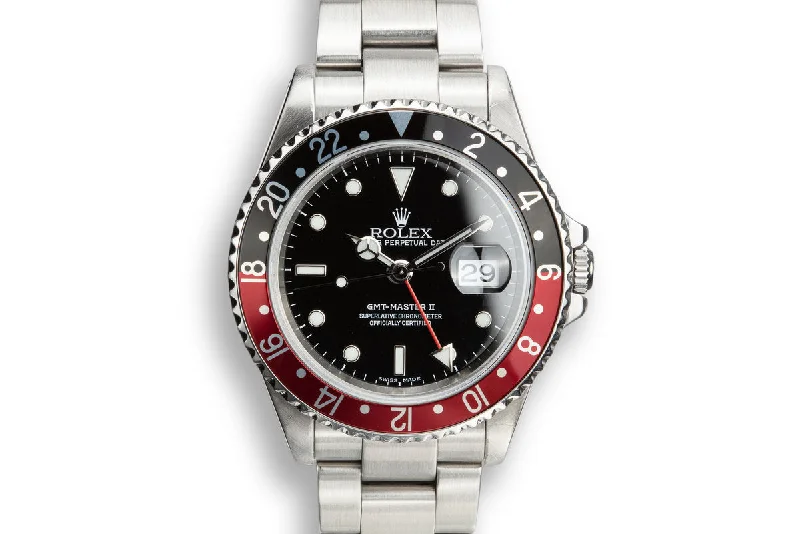 Rolex Watches: Designed for Those Who Appreciate Perfection –2002 Rolex GMT-Master II 16710 "Coke" with Box