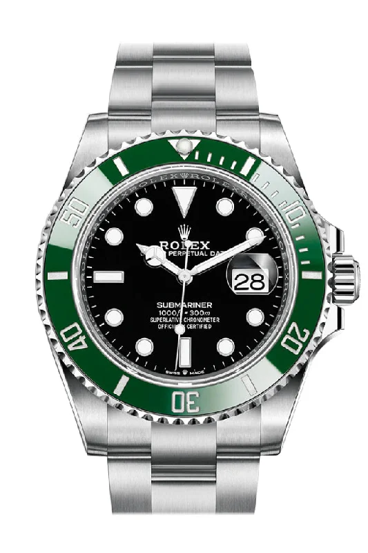 Explore Exquisite Rolex Watches Online –Rolex Submariner 41 Black Dial Kermit Green Bezel Automatic Chronometer Men's Watch 126610LV New Release 2020