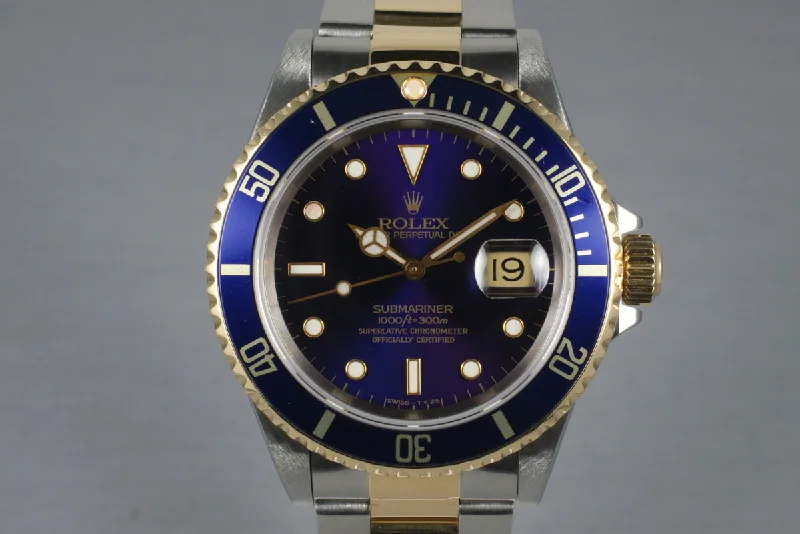 Elevate Your Look with Rolex Watches –1991 Rolex Two Tone Submariner 16613