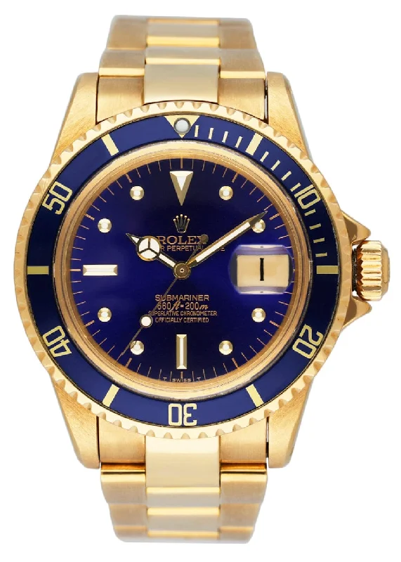 Luxury Rolex Watches for Every Occasion –Rolex Submariner Date 1680 Blue Nipple Dial Mens Watch