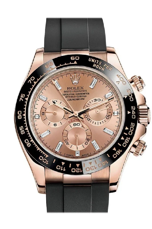 Rolex Watches: For Those Who Appreciate the Best –Rolex Cosmograph Daytona Pink Dial Oysterflex Strap Mens Everose Watch 116515LN 116515 NP