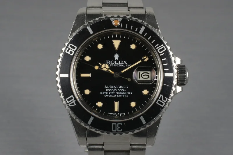 Find the Rolex Watch You've Been Searching For –1984 Rolex Submariner 16800 with Box and Papers