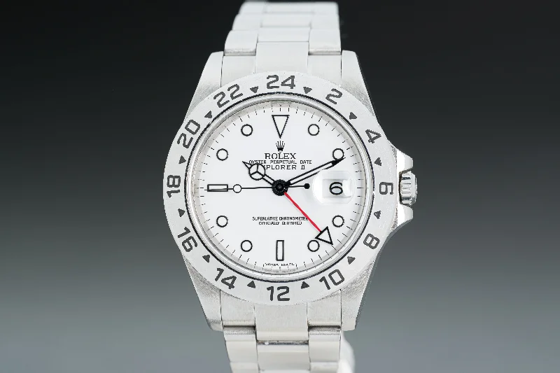 Explore the Exclusive World of Rolex Watches –2003 Unpolished Rolex 16570 Explorer II Polar Dial