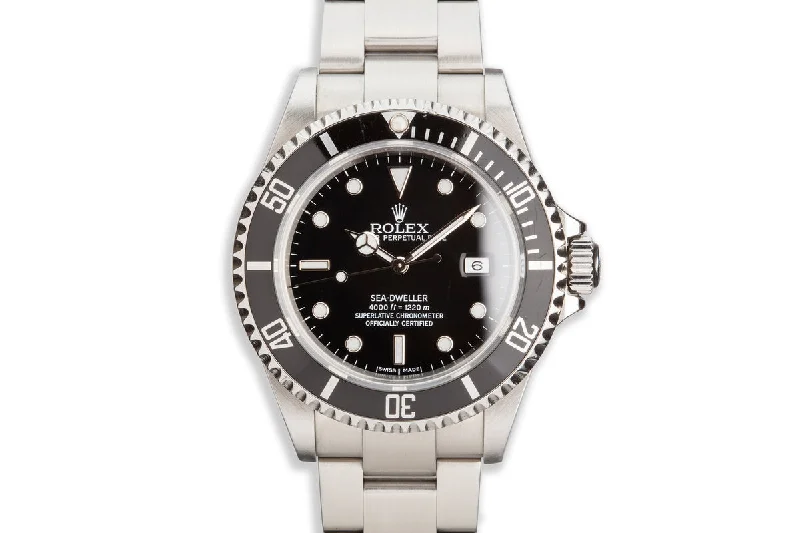 Rolex Watches – An Investment in Luxury –2006 Rolex Sea-Dweller 16600T