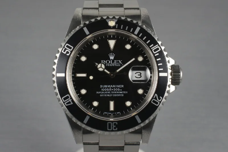 Luxury Rolex Watches to Complete Your Look –1991 Rolex Submariner 16610