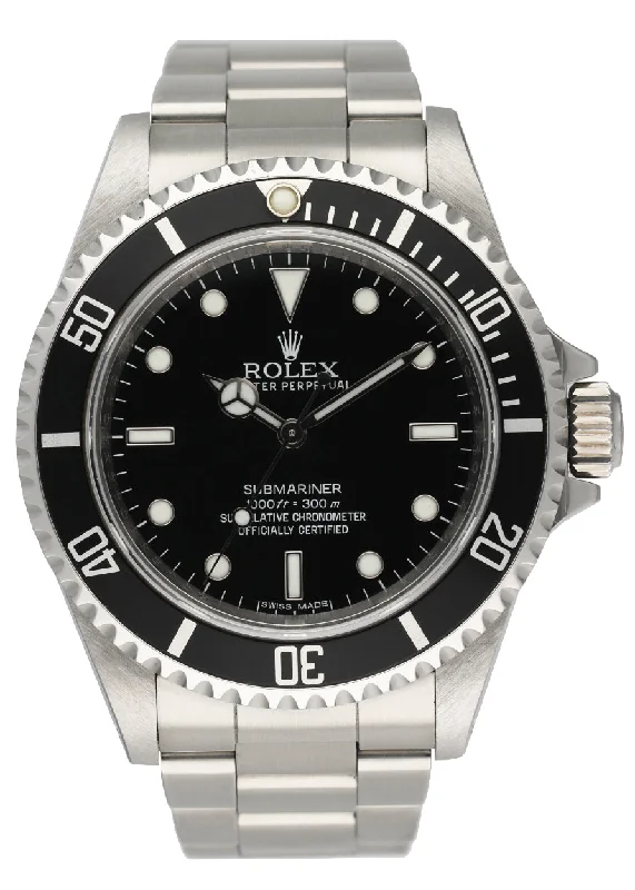 Own a Rolex Watch Today –Rolex Submariner 14060M No Date Engraved Rehaut Mens Watch