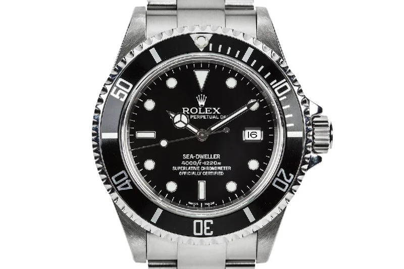 Find Classic Rolex Timepieces Online –2007 Rolex Sea-Dweller 16600 with Box, Papers, and Kit