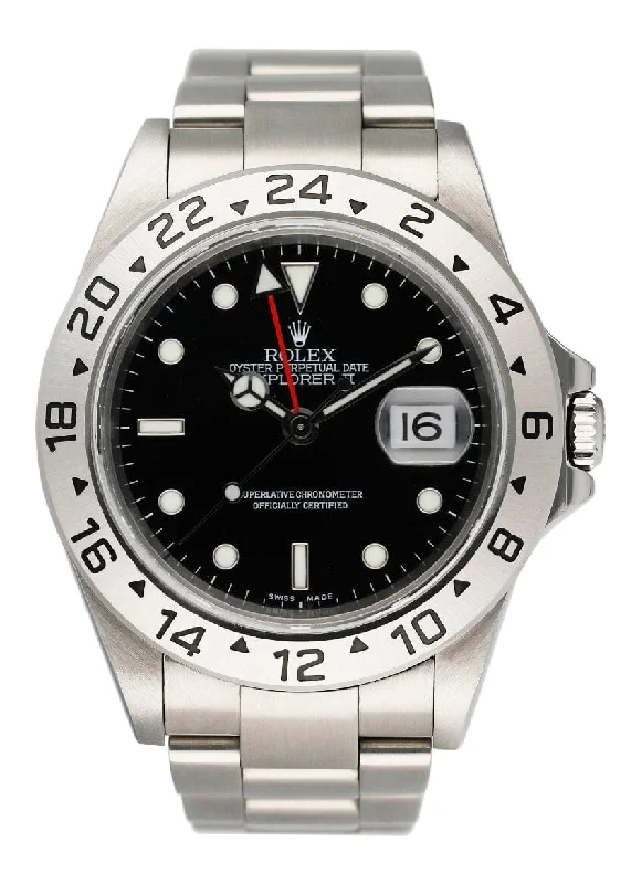 Unrivaled Quality with Rolex Watches –Rolex Explorer II 16570 Black Dial Mens Watch Box Papers