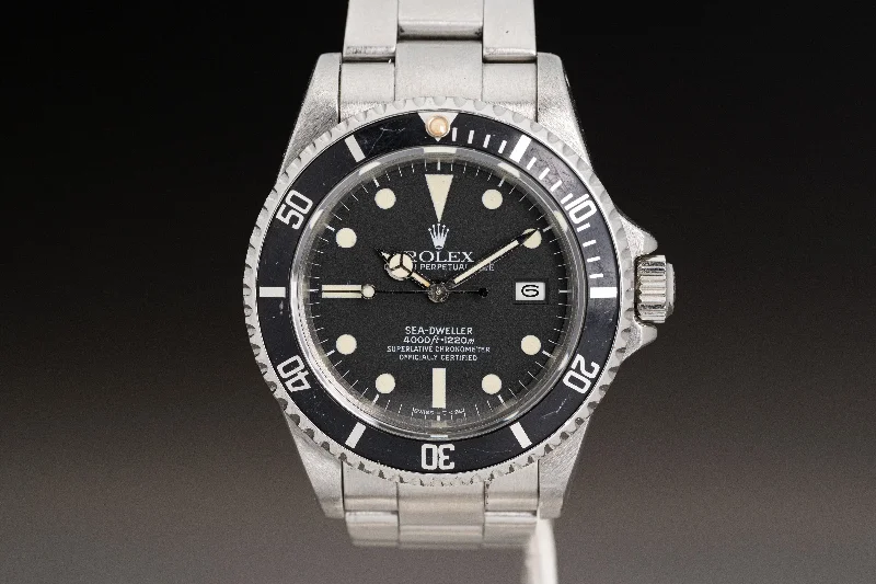 Rolex Watches: A Masterpiece of Design –1984 Rolex Sea-Dweller 16660 Creamy Lume & Hands Box, Service receipt & Papers