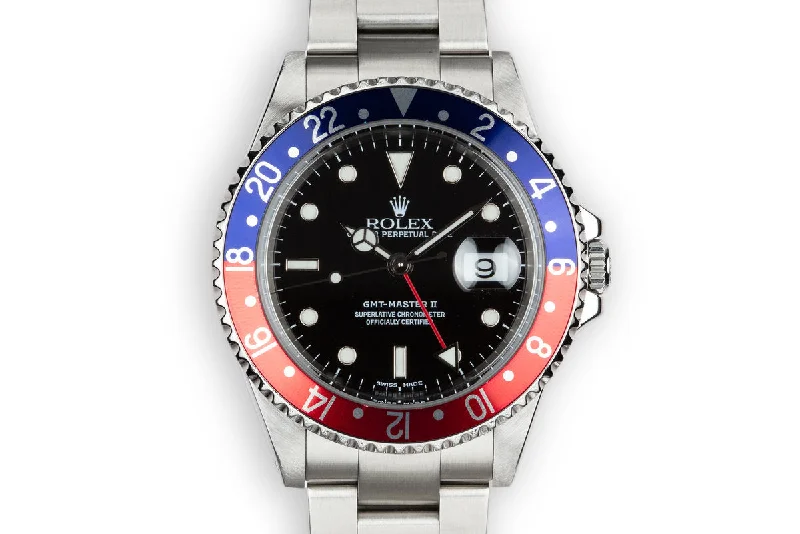 The Best Rolex Watches for Your Collection –2000 Rolex GMT-Master II "Pepsi" 16710 with Box and Papers