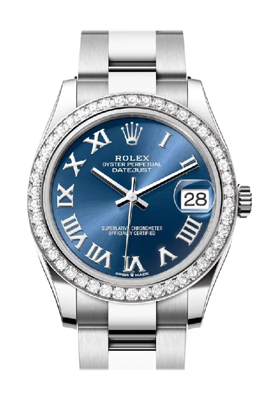 Rolex Watches: For the Discerning Collector –Rolex Datejust 31 Blue Roman Dial Ladies Watch 278384RBR 278384RBR-0038