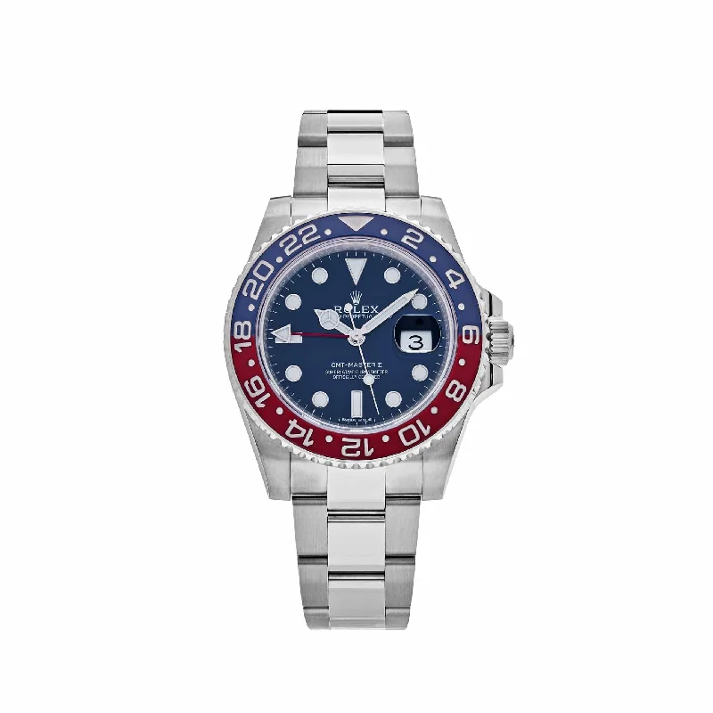 Shop Rolex Watches at Competitive Prices –Rolex GMT-Master II 116719BLRO Pepsi White Gold Blue Dial Oyster