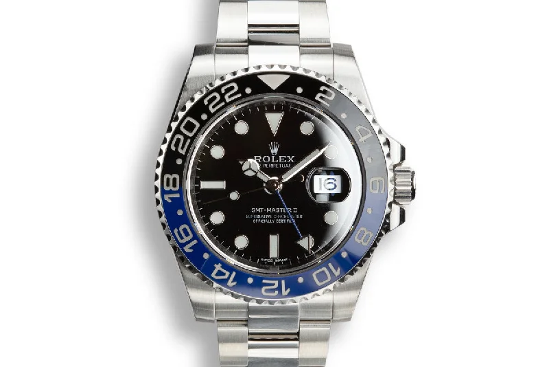 Discover Rolex Watches for Ultimate Prestige –2016 Rolex GMT-Master II 116710BLNR "Batman" with Box and Papers