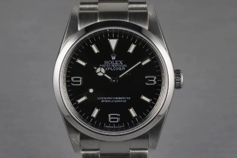 Unleash Your Style with Rolex Watches –2007 Rolex Explorer 114270 with Box and Papers