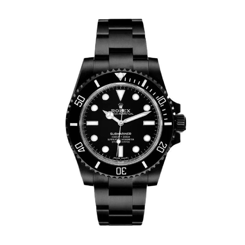 Rolex Watches: For the True Watch Enthusiast –Rolex Submariner 40mm - Ref: 114060-0002 (PVD) - Black Dial, Black PVD Stainless Steel Oyster Bracelet Watch