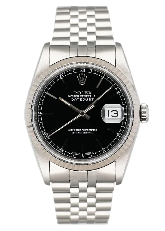 Find the Perfect Rolex Timepiece for You –Rolex Datejust 16234 Black Dial Mens Watch