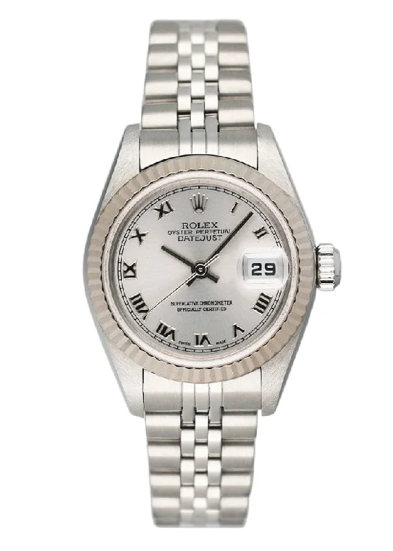 Find Classic Rolex Timepieces Online –Rolex Datejust 79174 Roman Silver Dial Ladies Watch