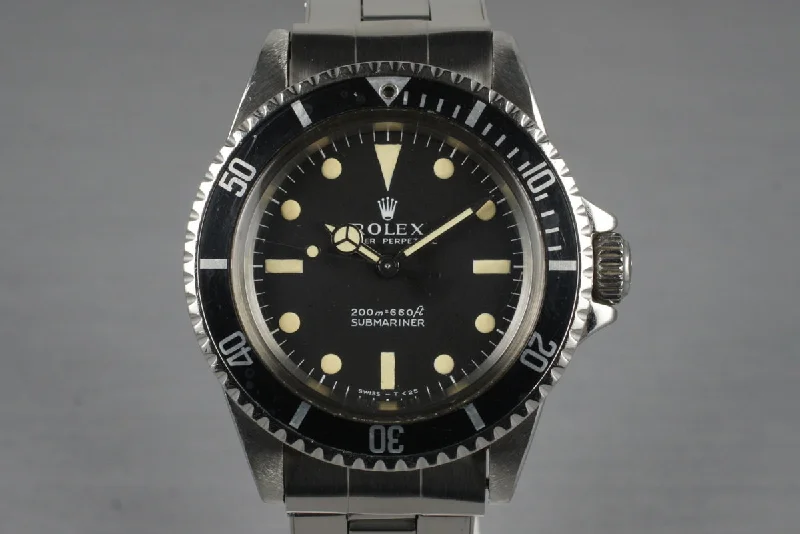 Rolex Watches: A Legacy of Craftsmanship –1967 Rolex Submariner 5513 Meters First