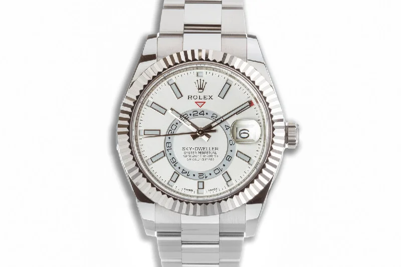 Find Your Signature Rolex Watch –2021 Rolex Sky-Dweller 326934 White Dial with Box, Card & Hangtags