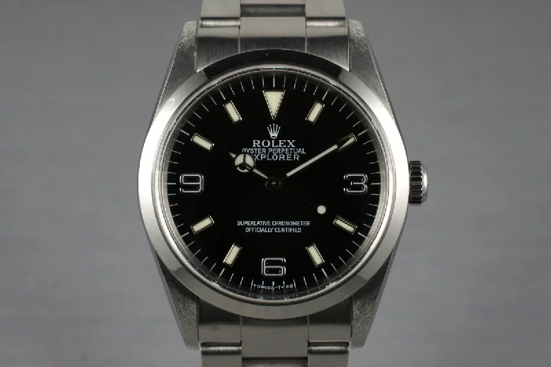 Rolex Watches: A Legacy of Craftsmanship –1997 Rolex Explorer 14270 with Box and Papers