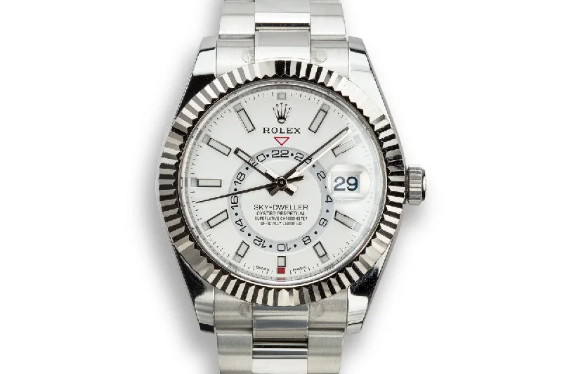 Find the Rolex Watch That Complements Your Lifestyle –Rolex Sky-Dweller 326934 Silver Dial with Box and Papers