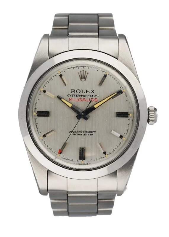 Timeless Style with Rolex Watches –Unpolished Rolex Milgauss 1019 Stainless Steel Vintage Men's Watch