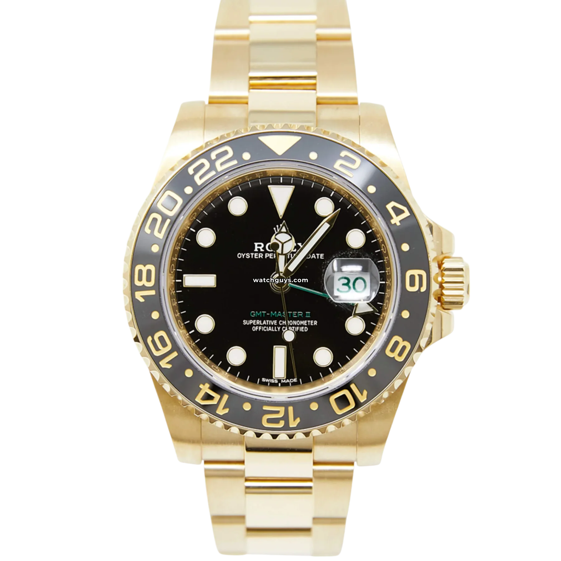 Shop Rolex Watches for Precision and Style –Rolex GMT-Master II 116718LN Yellow Gold