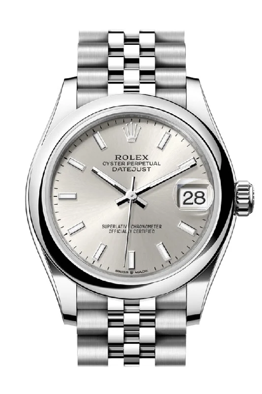 Find Classic Rolex Timepieces Today –Rolex Datejust 31 Silver Dial Jubilee Ladies Watch 278240 278240-0006