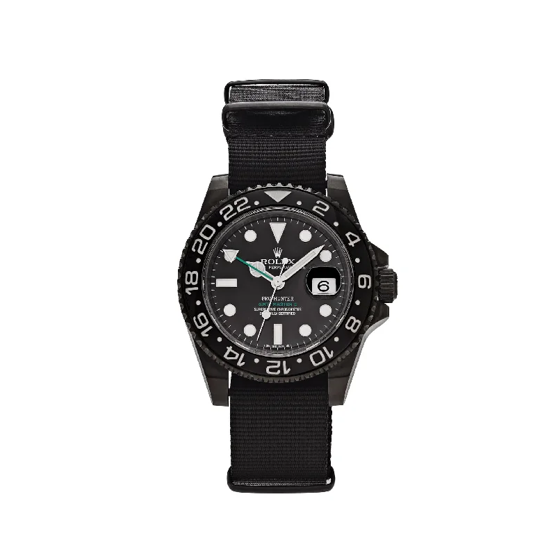 Rolex Watches: For Those Who Demand Excellence –Rolex GMT-Master II 116710LN Pro Hunter "Stealth" Black-PVD Steel