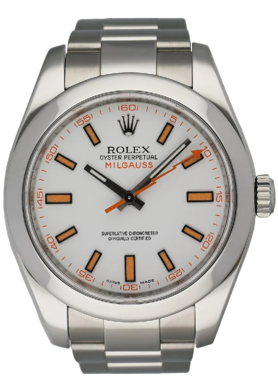 Shop Rolex Watches for Unmatched Elegance –Rolex Milgauss 116400 Men's Watch