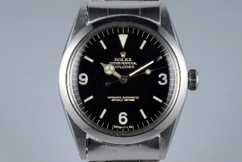 Discover Rolex Watches for Every Occasion –1966 Rolex Explorer 1 1016 Glossy Gilt Dial