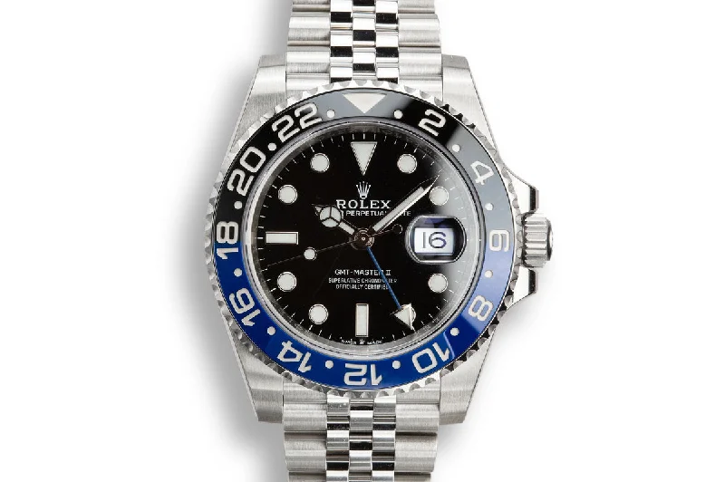 Explore Rare Rolex Timepieces –Mint 2019 Rolex GMT-Master II "Batman" 126710 BLNR with Box and Papers