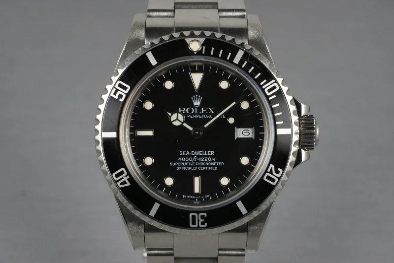 Experience the Best of Rolex Watches –1985 Rolex Sea-Dweller 16660 with RSC Papers