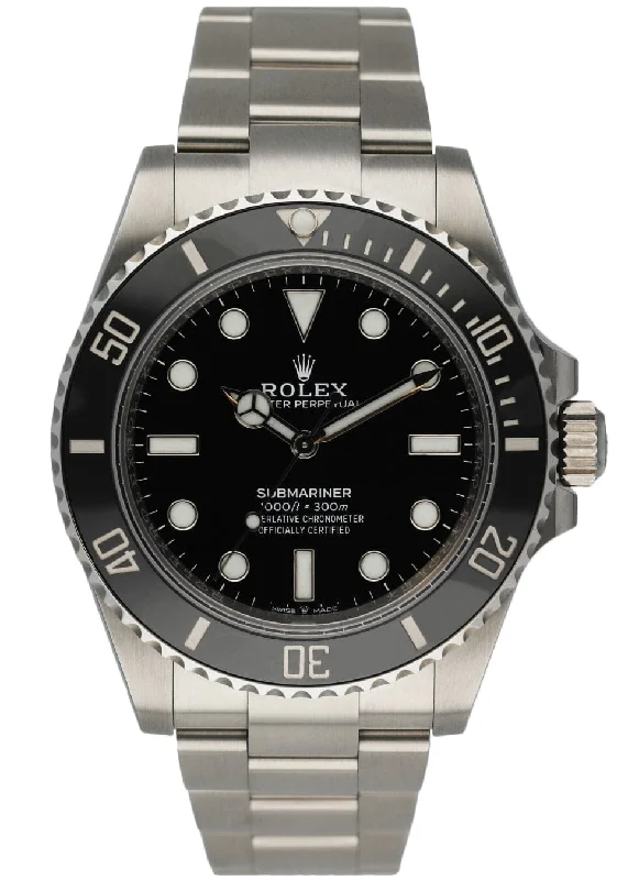 Rolex Watches: Designed for Those Who Appreciate Perfection –Rolex Submariner 124060 No Date Mens Watch Box & Papers