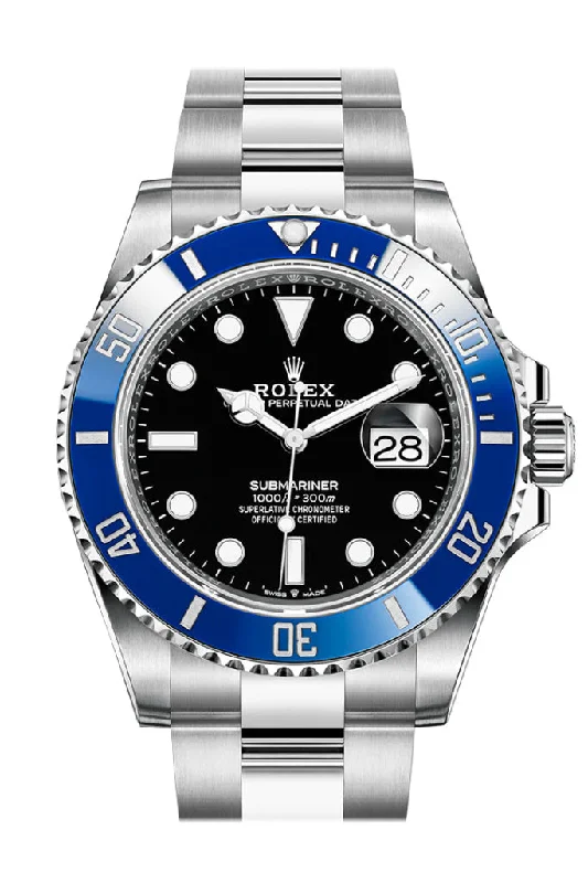 Rolex Watches – An Icon in Every Detail –Rolex Submariner 41 Black Dial Blue Ceramic Bezel White Gold Bracelet Automatic Men's Watch 126619LB New Release 2020