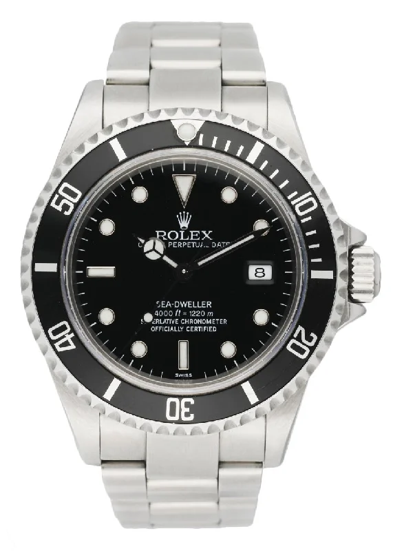 Rolex Watches – An Investment in Luxury –Rolex Oyster Perpetual Sea-Dweller 16600 Men's Watch Box & Papers