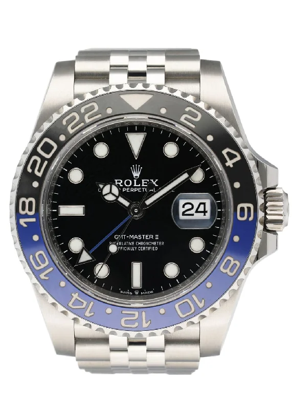 Shop Classic Rolex Models for Timeless Elegance –Rolex GMT-Master II 126710BLNR "Batgirl" Mens Watch Box & Papers