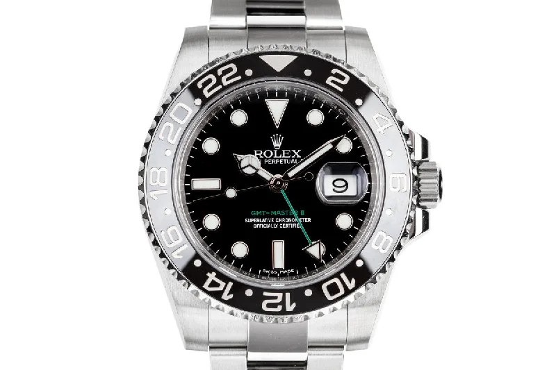 Discover Rolex Watches for Every Occasion –2017 Rolex GMT-Master II 116710LN Black Bezel with Box and Papers