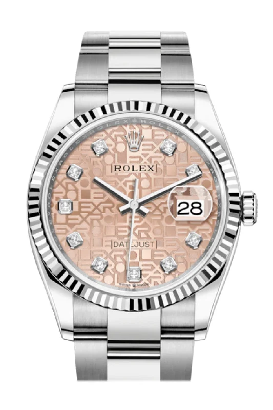 Explore Rare and Collectible Rolex Watches –Rolex Datejust 36 Pink Jubilee DiamondDial Automatic Watch 126234