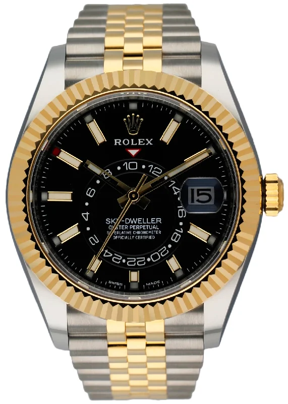 Shop Limited-Edition Rolex Timepieces –Rolex Sky-Dweller 326933 Men's Watch Box & Papers