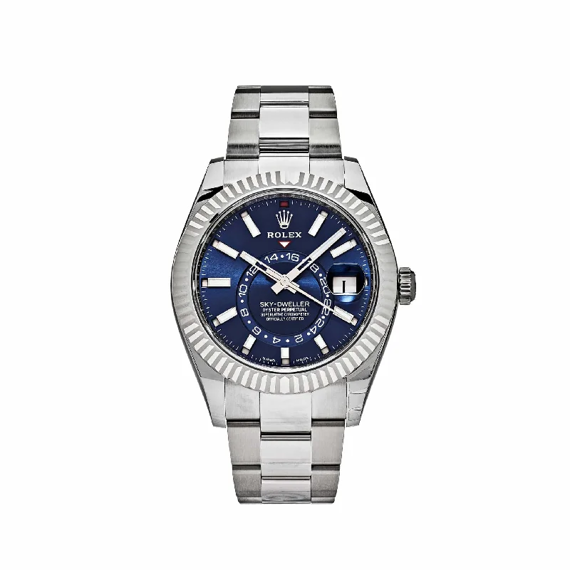 Find Classic Rolex Timepieces Online –Rolex Sky-Dweller 326934 Stainless Steel Blue Dial (2020)