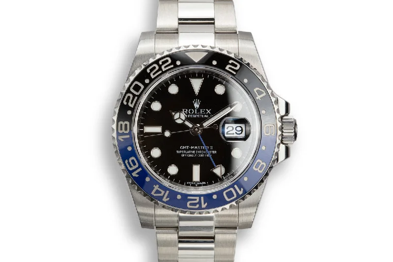 Unrivaled Quality with Rolex Watches –2017 Rolex GMT-Master II 116710 BLNR "Batman" with Box and Papers