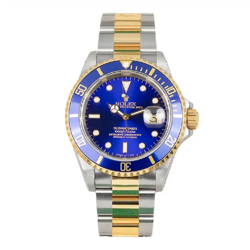 Rolex Watches – An Investment in Luxury –Rolex Submariner Date 40mm - Ref: 16613 - Black Dial, Two Tone Stainless Steel & 18K Yellow Gold Oyster Bracelet Watch